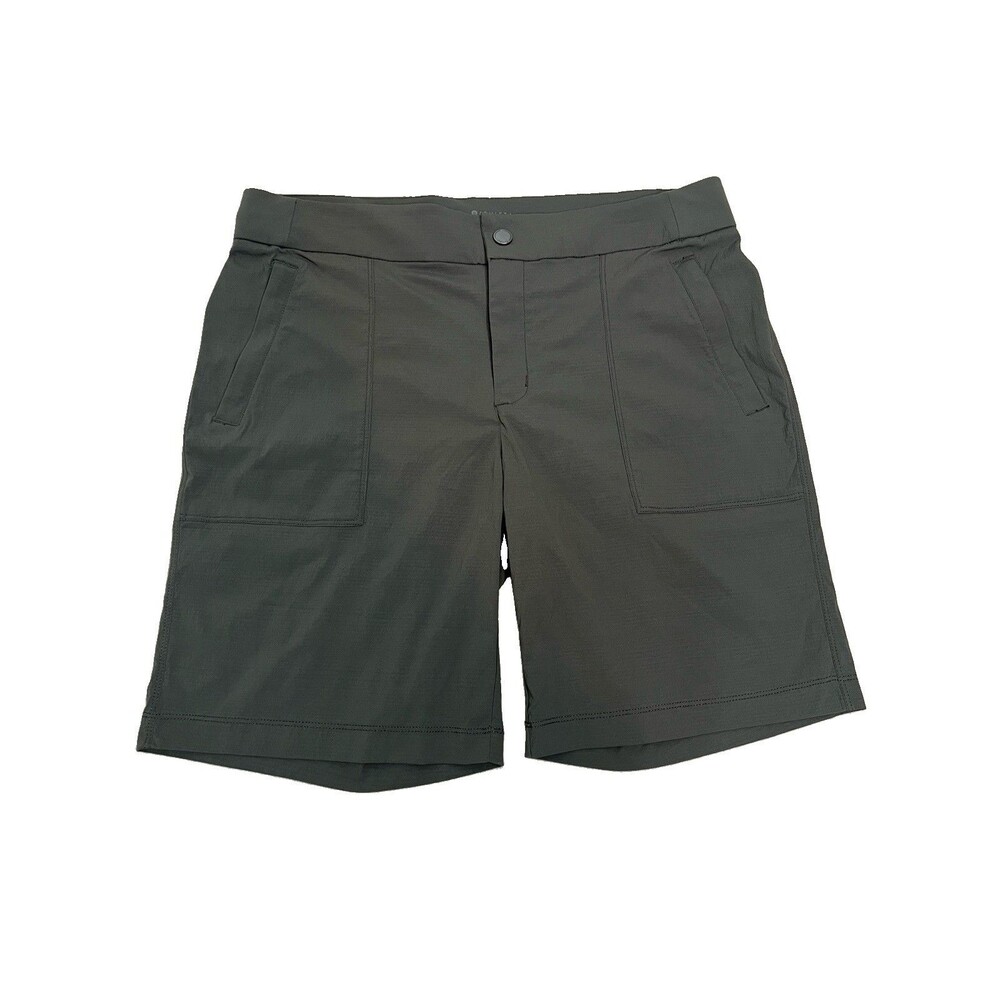 Athleta Trekkie Bermuda 2.0 Shorts Women’s Size 12 Green Hiking Outdoor Stretch